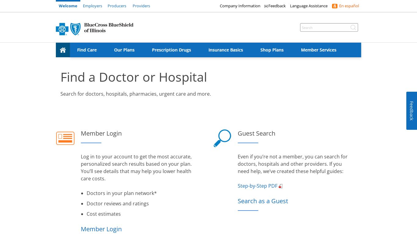 Find a Doctor or Hospital | Blue Cross and Blue Shield of Illinois - BCBSIL